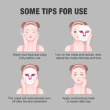 Confort et design du masque, sessions faciles à domicile.