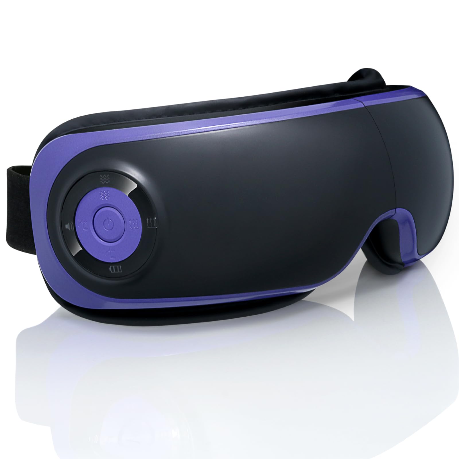 Masque yeux chauffant Auxoliev en usage domestique pour relaxation et confort visuel.