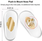 Auzky plaquettes nasales Ray-Ban RB4071, montage facile et confort ciblé