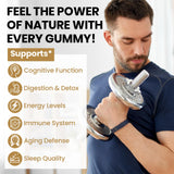 Gommes Shilajit Avarinthiumor Vegan Organique, ingrédients végétaliens et naturels.