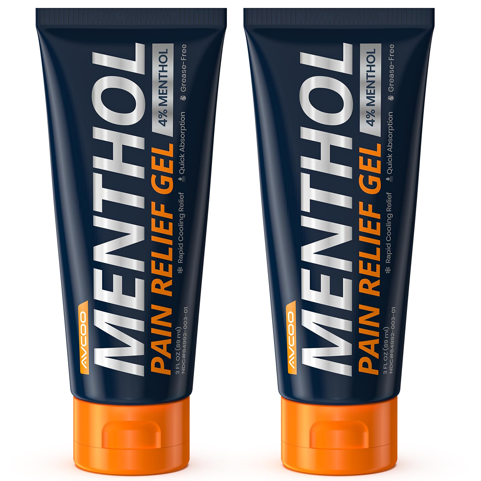 AVCOO Gel Menthol 4% - pack compact pour usage nomade et relief ciblé.