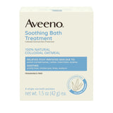 Aveeno bain apaisant avec pochette unique se dissolvant dans l’eau pour peau calme