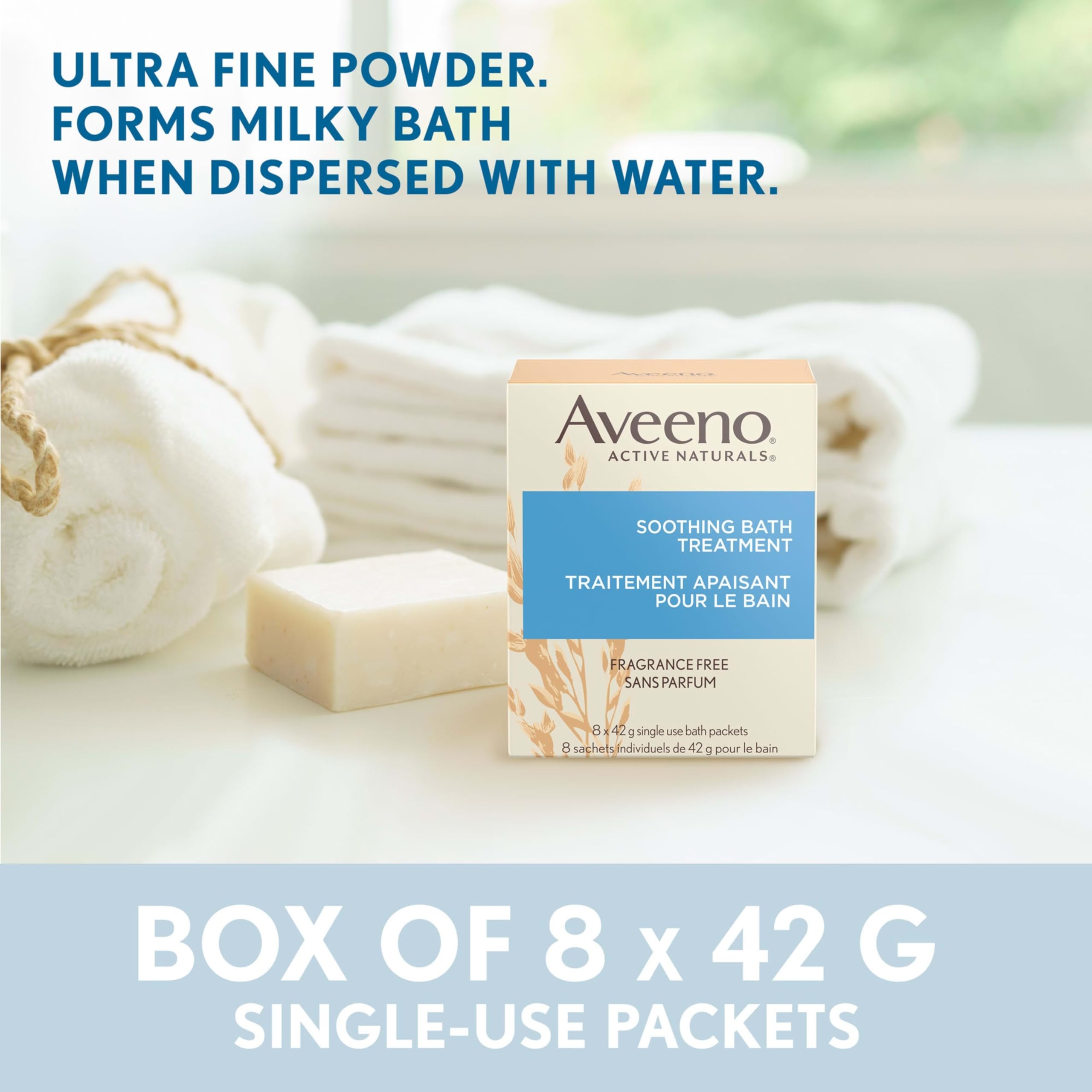 Aveeno dispersion avoine-colloïdale nettoyant doux sans parfum