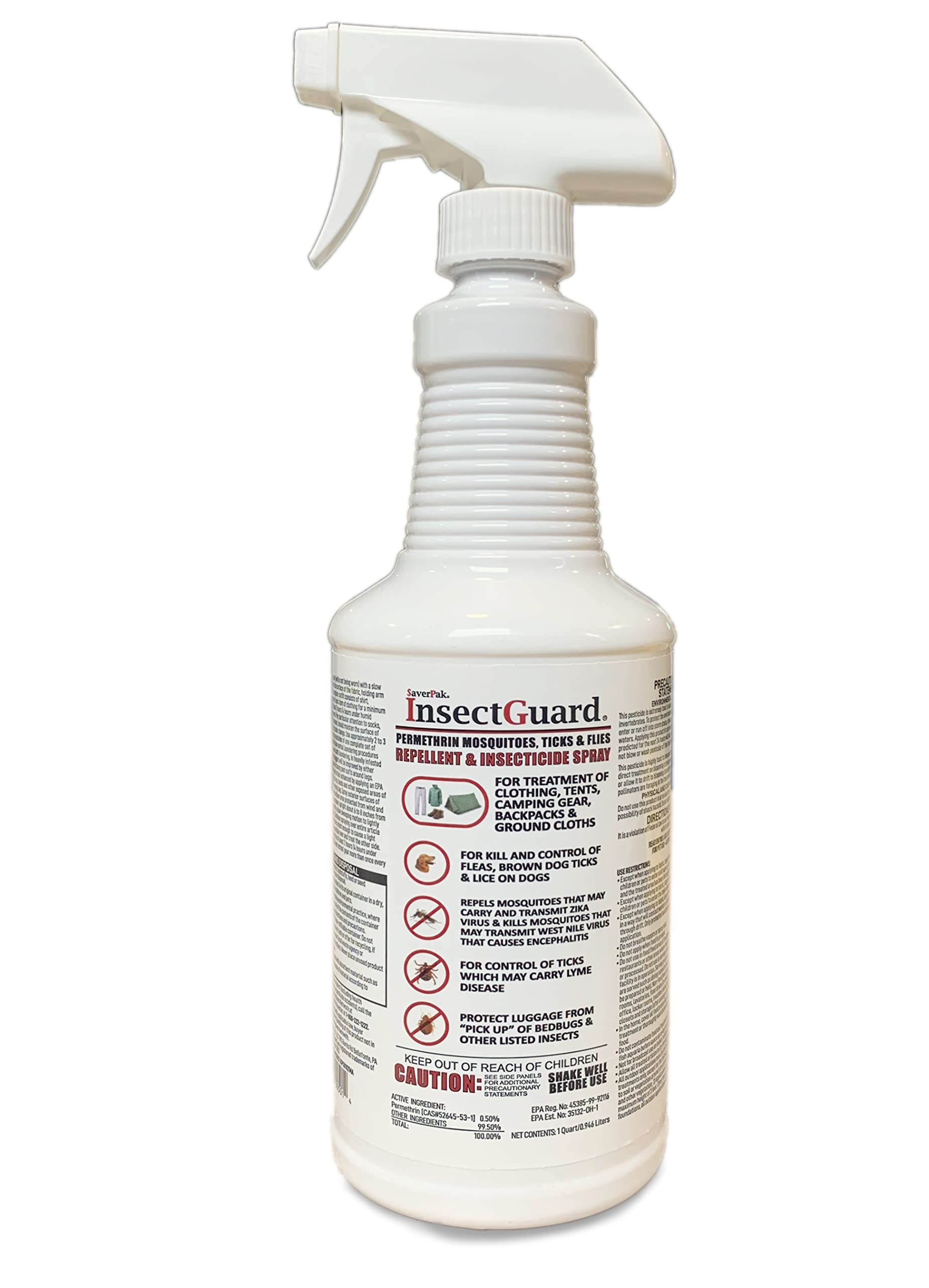 AverPak InsectGuard bouteille 32 onces prête à protéger contre les moustiques
