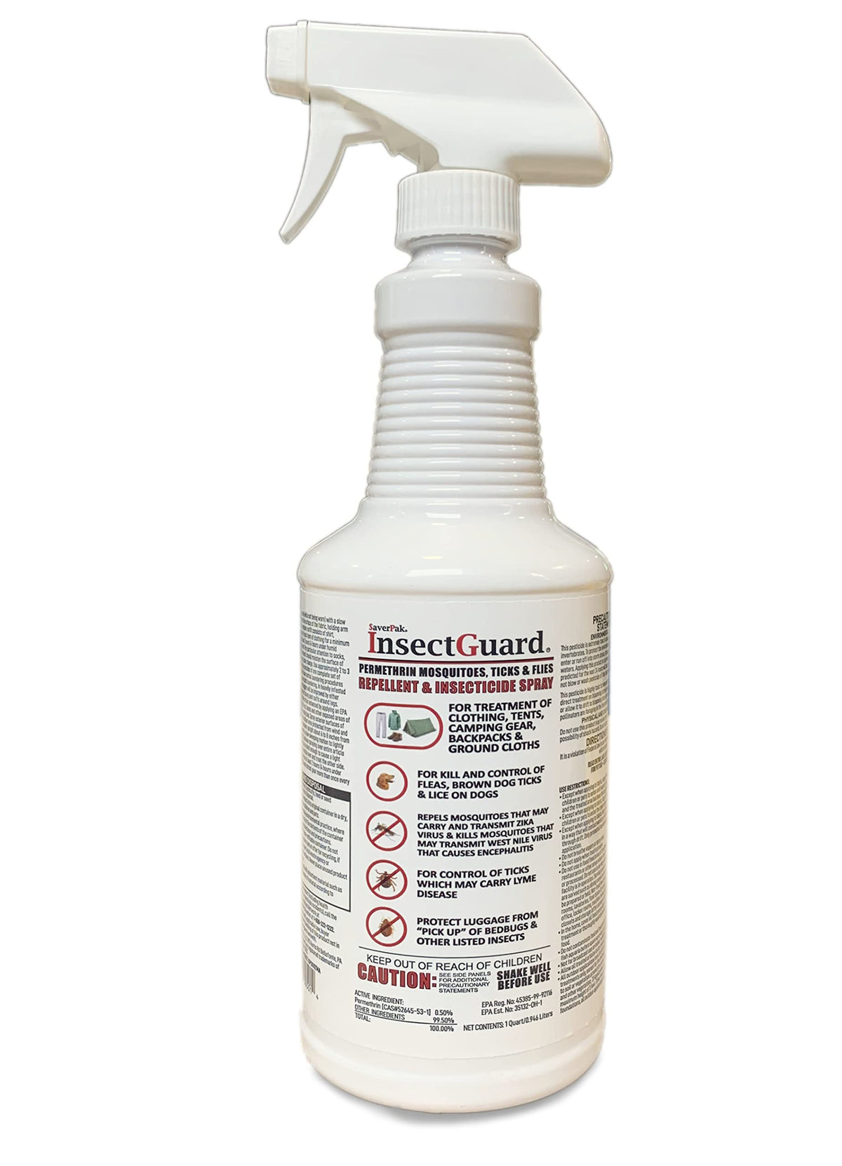 AverPak InsectGuard bouteille 32 onces prête à protéger contre les moustiques