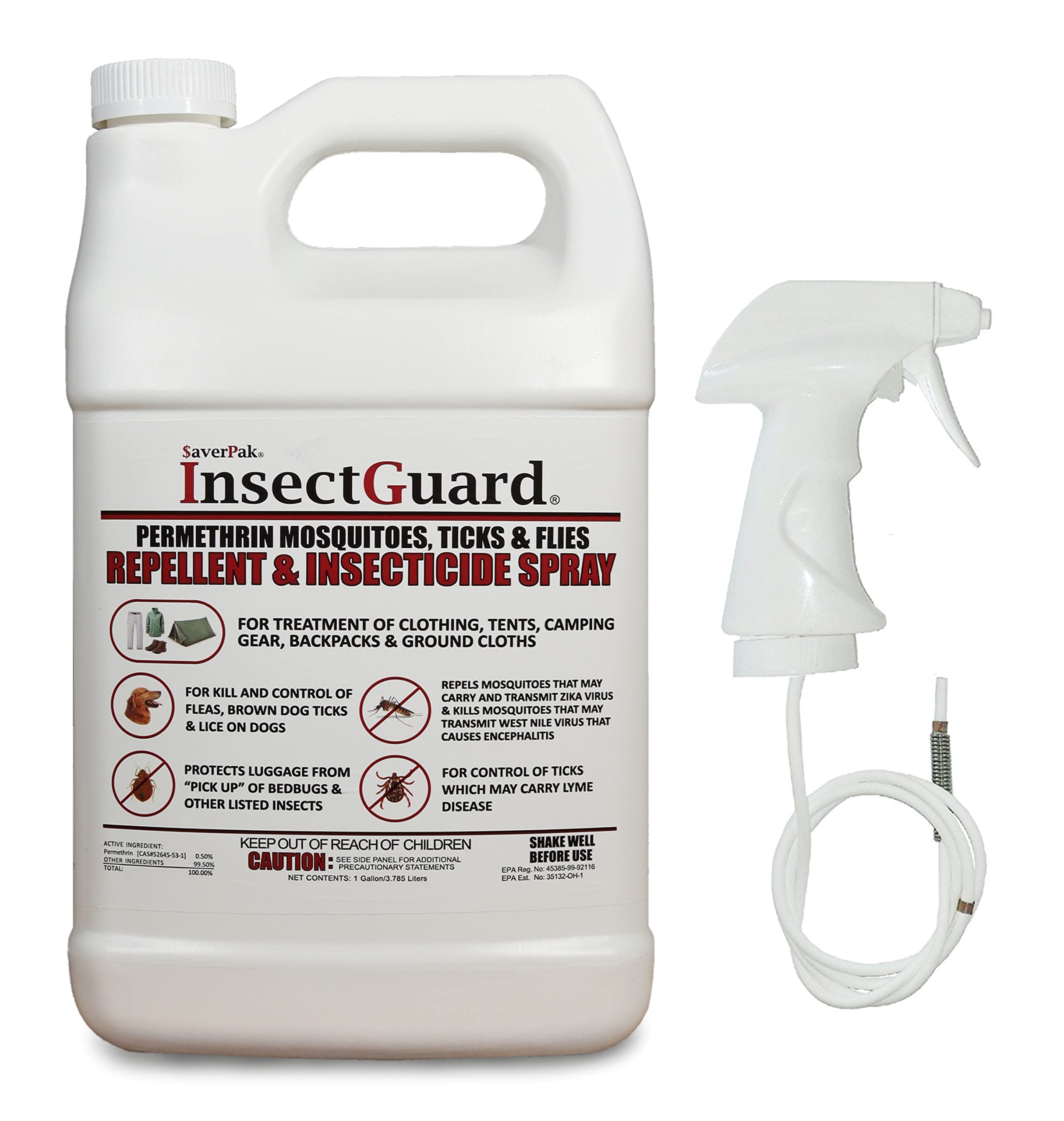 AverPak InsectGuard bouteille-galon prête à l’emploi pour une protection longue durée en extérieur.