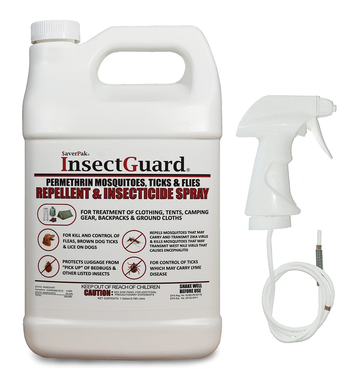 AverPak InsectGuard bouteille-galon prête à l’emploi pour une protection longue durée en extérieur.