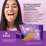 Avid Playboy – ingrédients végan sans OGM ni additifs artificiels, qualité premium.