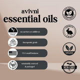 Avivni Jasmin huile essentielle – soin peau et cheveux avec parfum naturel.