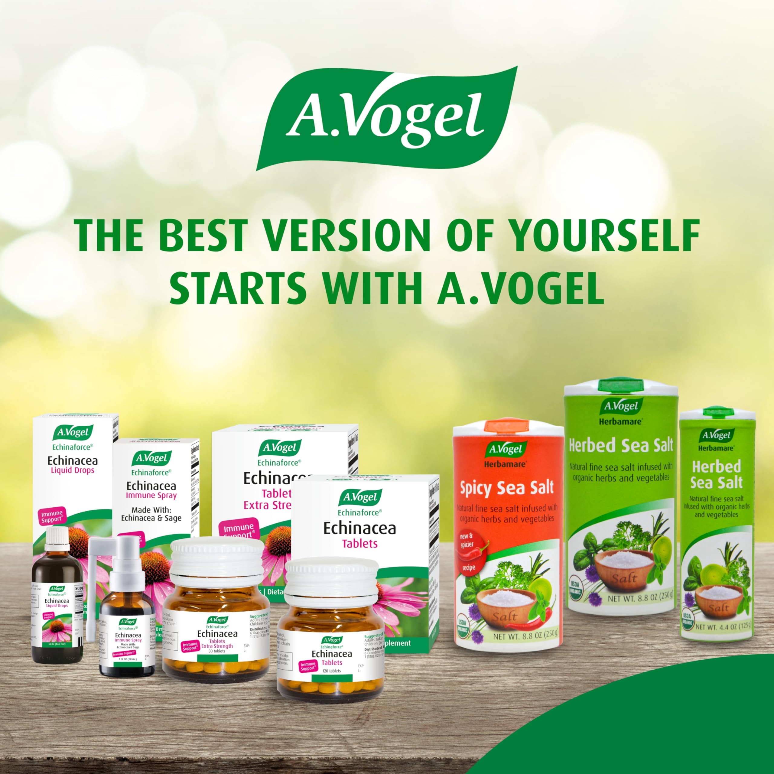 A.Vogel Echinaforce, préparation à base d'échinacée, soutien naturel.
