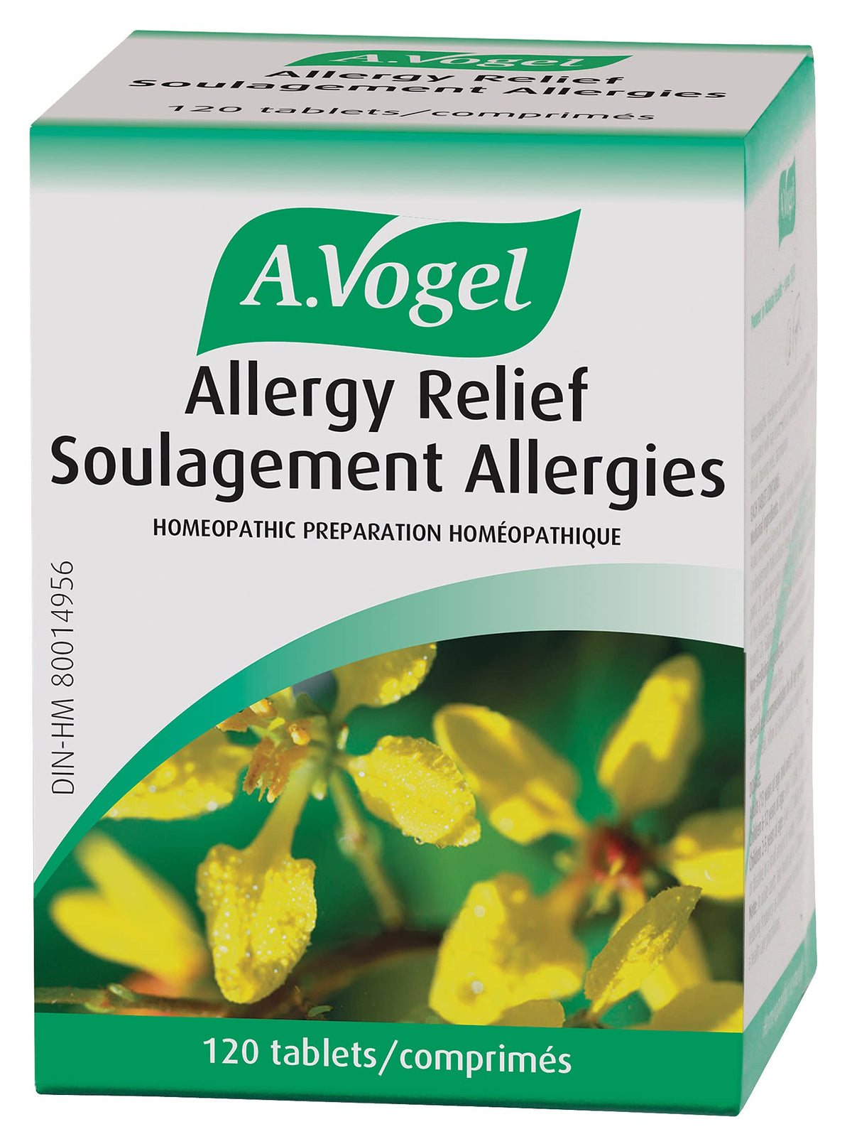 A.Vogel Pollinosan TB – boîte 120 comprimés prête à l’emploi.