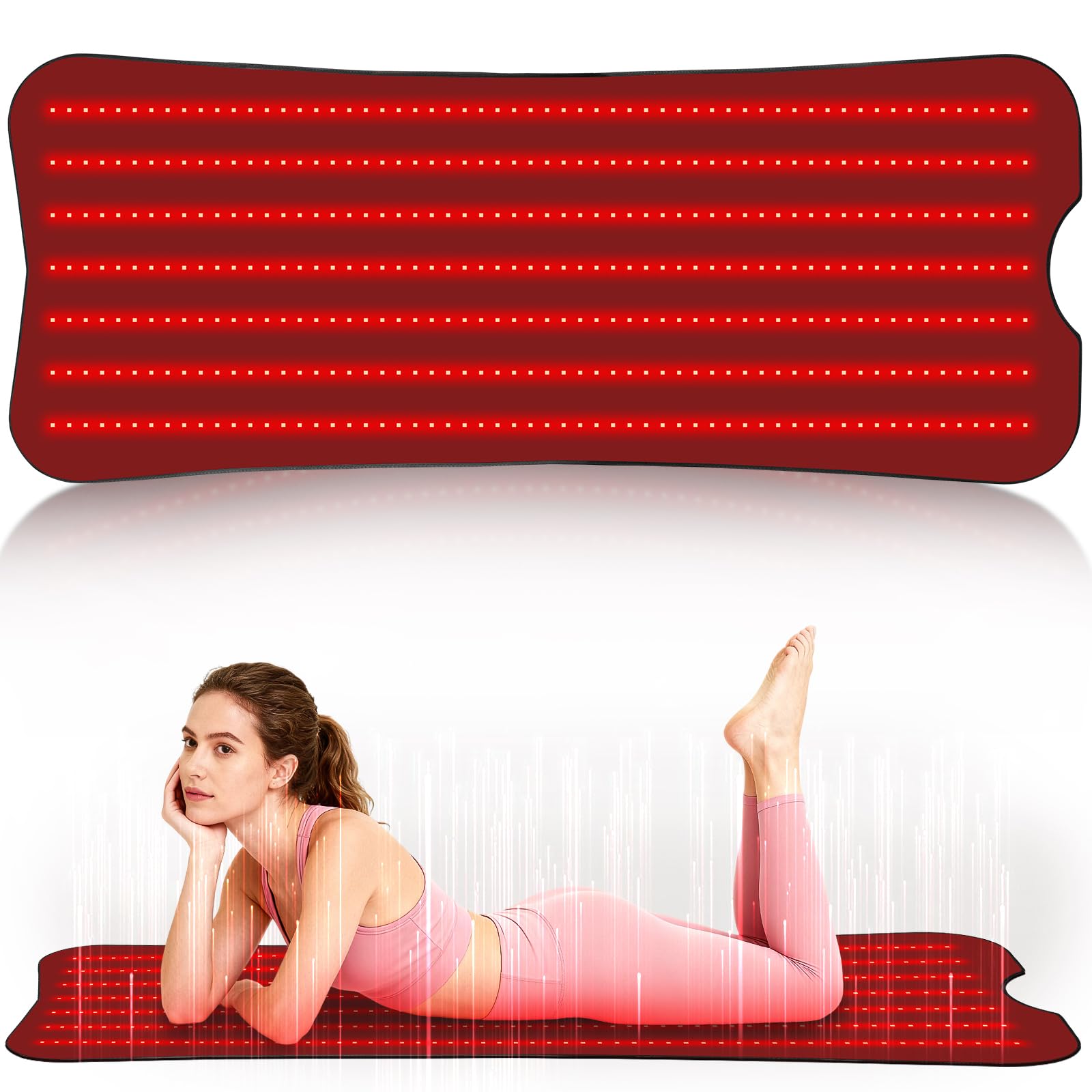 AVZAVZ matelas thérapie lumière rouge couvrant tout le corps.