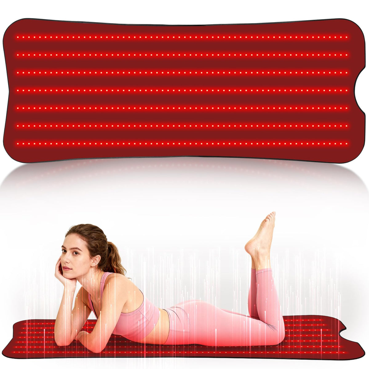 AVZAVZ matelas thérapie lumière rouge couvrant tout le corps.