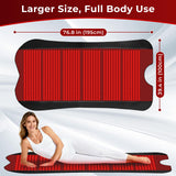 AVZAVZ Tapis lumière rouge adapté au bureau ou spa professionnel.