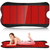 AVZAVZ Tapis lumière rouge plein corps pour détente à domicile.