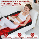 AVZAVZ Tapis lumière rouge pour moments de bien-être après le travail.