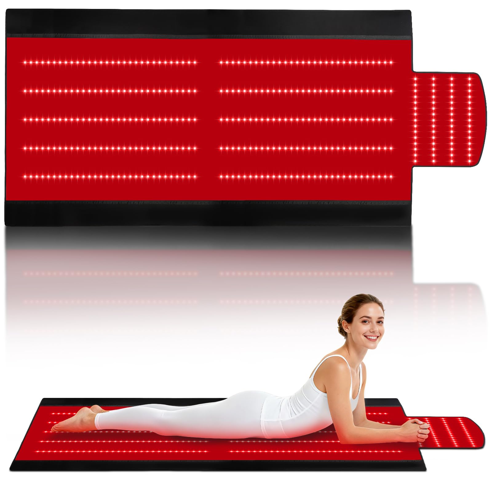 AVZAVZ Tapis luminothérapie grand format pour une couverture corporelle et détente