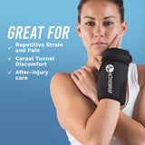 AW ACTIVEWRAP Gel réutilisable – refroidissement durable et couverture complète.