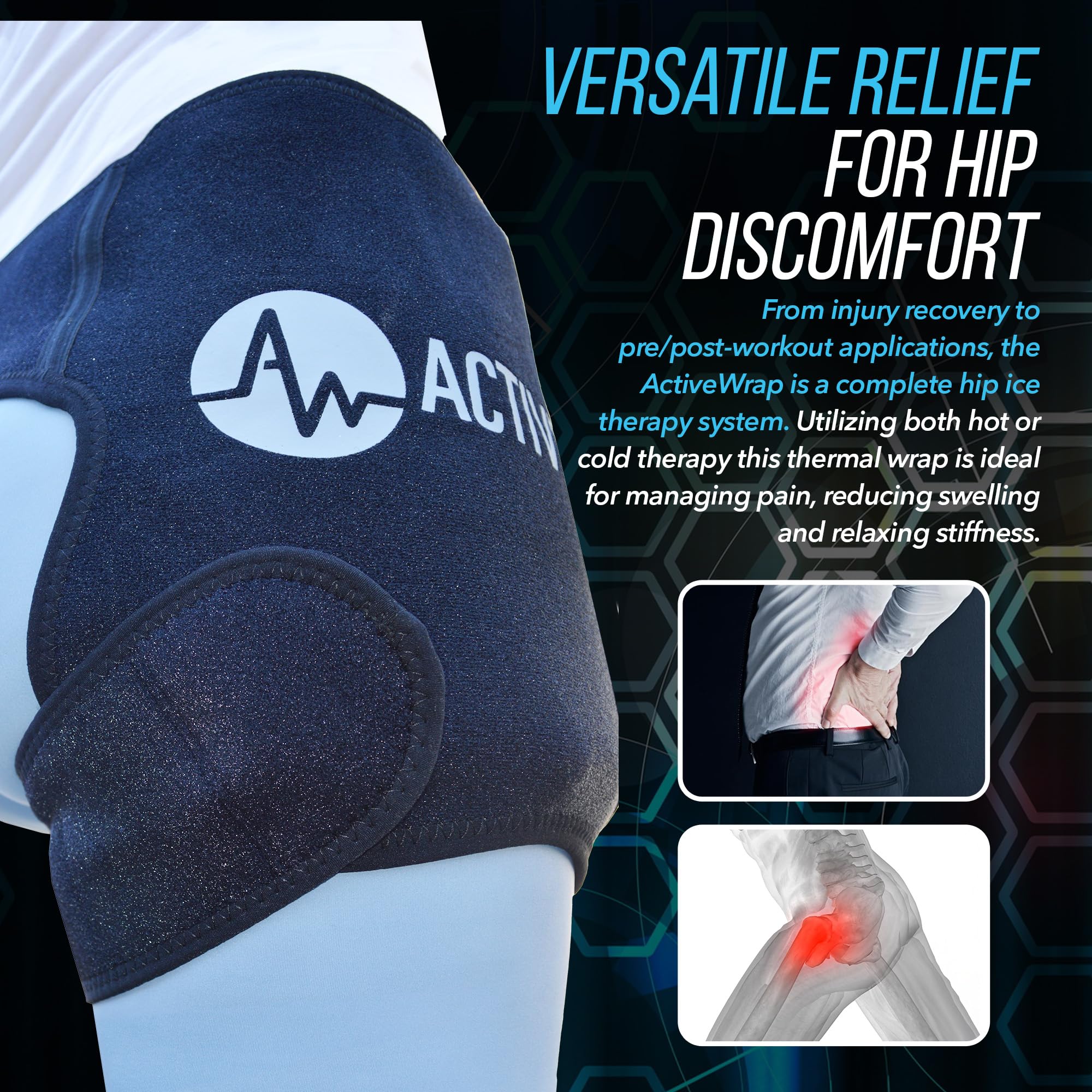 ActiveWrap gel flexible même congelé offrant couverture complète