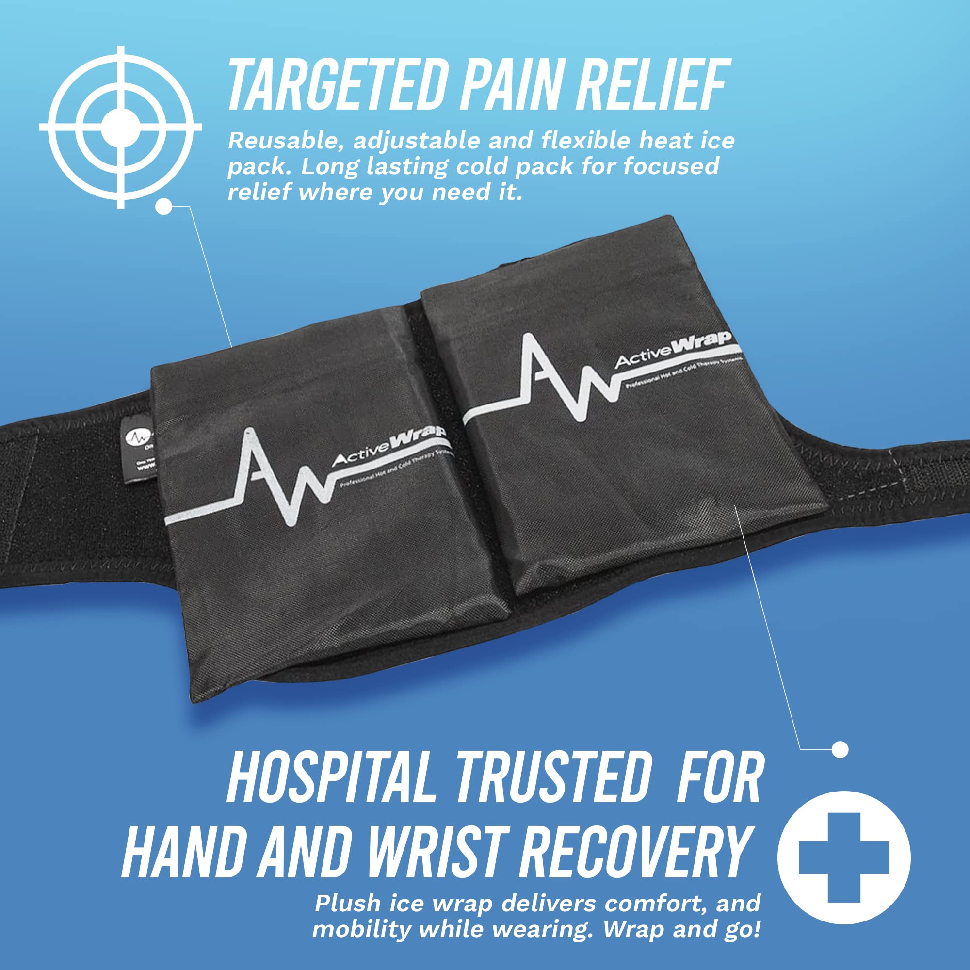 AW ACTIVEWRAP Poignet gauche et droit – couverture adaptée et flexible.