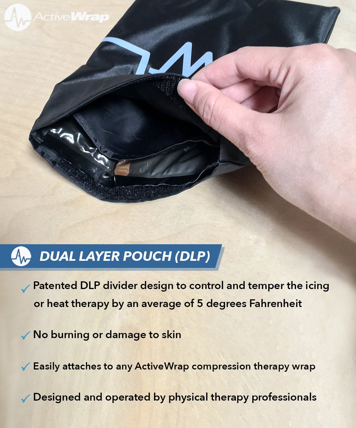 AW ACTIVEWRAP utilisation quotidienne pour le bas du dos.