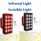 AWA LED double-puce offrant rouge et proche infrarouge.