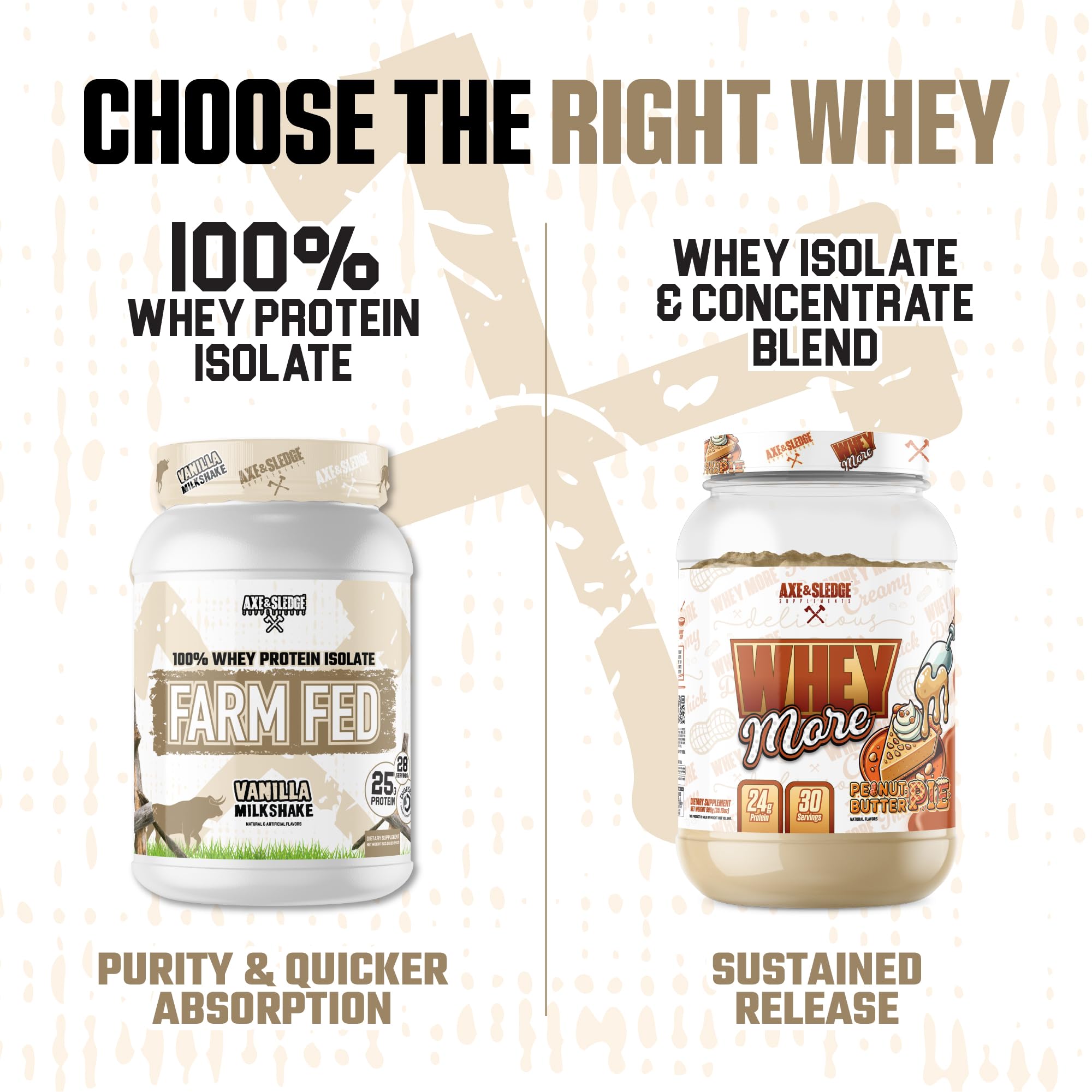 Variétés de saveurs Farm Fed Protéine Isolate – varier les plaisirs