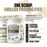 Portion unique Farm Fed Protéine Isolate – dosage simple pour entraînement