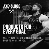 Axe & Sledge Farm Fed – sans OGM et riche en BCAA/EAA.