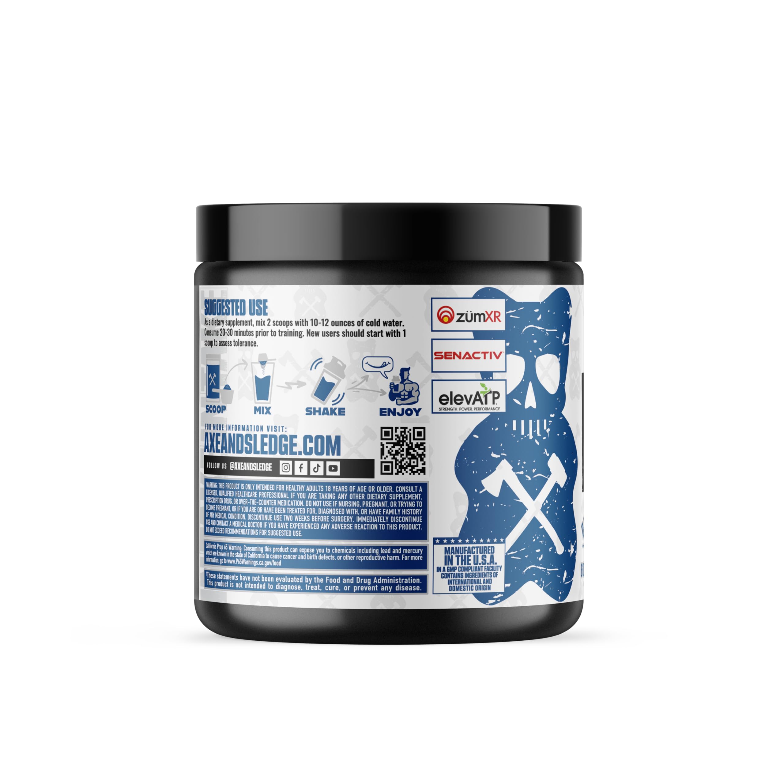 Axe & Sledge Intake montrant les pompes musculaires pendant l’exercice.