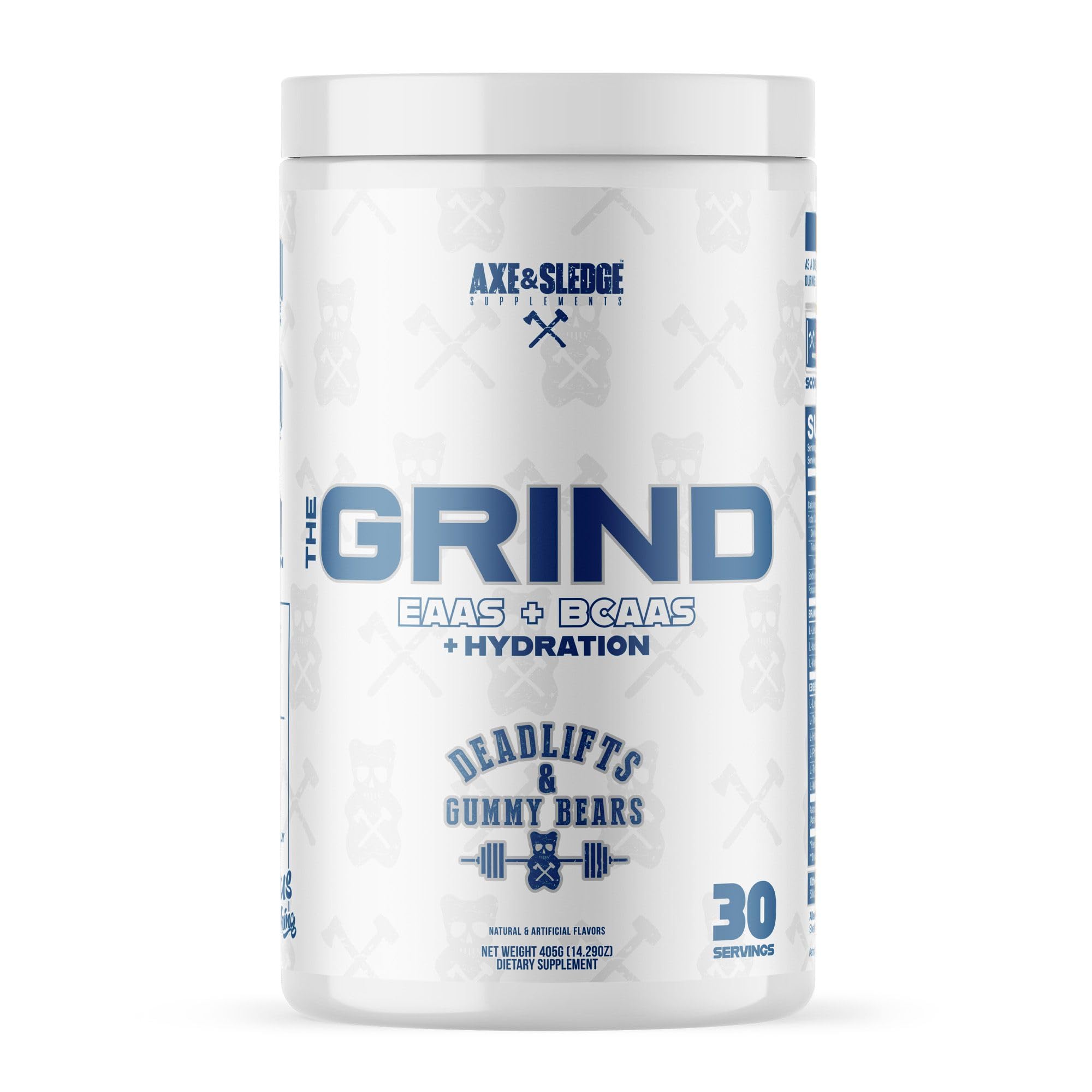 Axe et Sledge The Grind – bouteille d'acides essentiels pour récupération et hydratation.