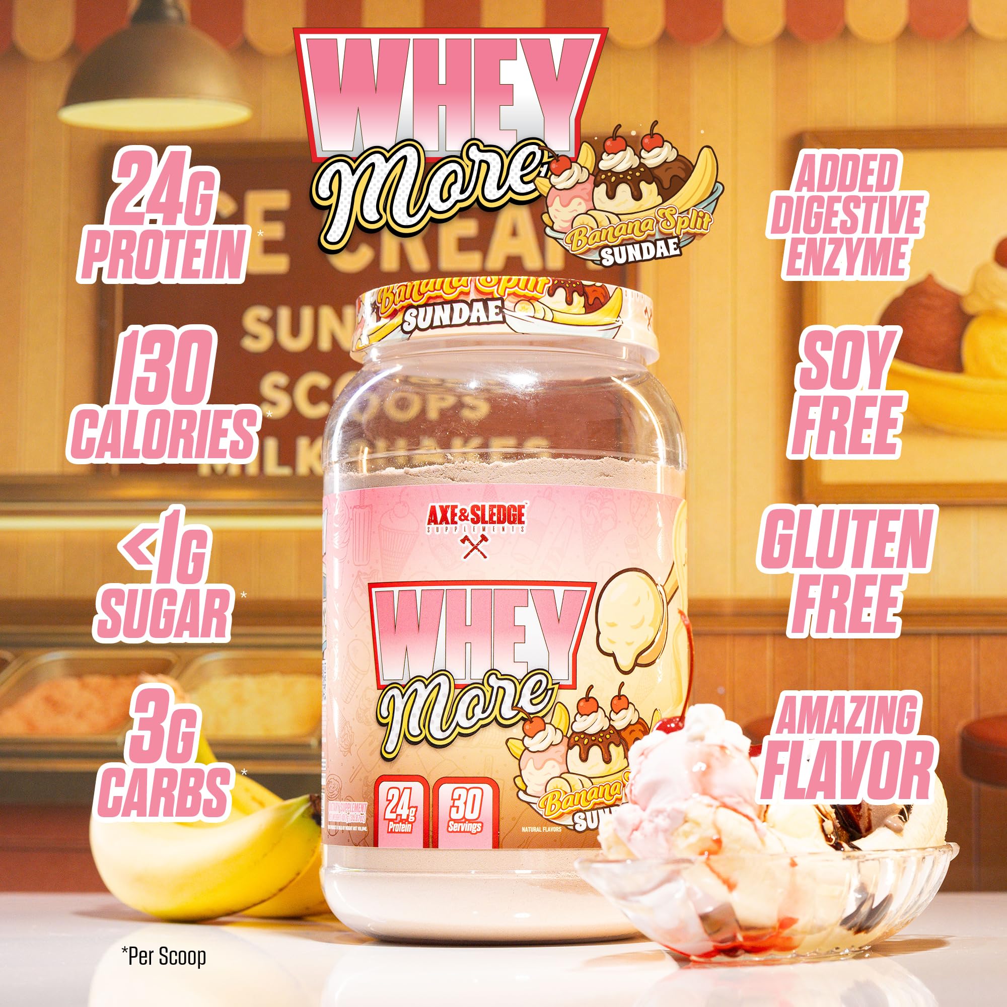 Doseur WHEY MORE, pratique pour doser facilement la protéine
