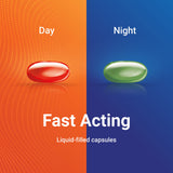 Bouteille AXIV jour-nuit gélules: format pratique et dosage clair.