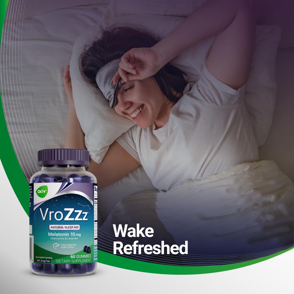AXIV VroZzz Gommes - ambiance relaxante, idéal dans une routine nocturne.