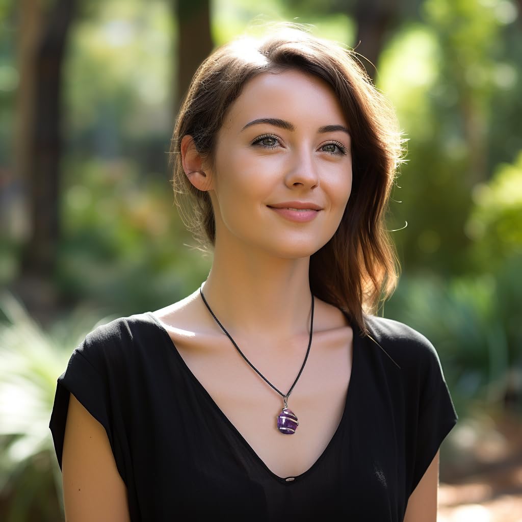 Ayana Wellness améthyste pierre roulée : énergie calme et équilibre.