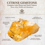 Ambiance zen – Ayana Citrine Pendentif utilisé lors méditation et rituels.