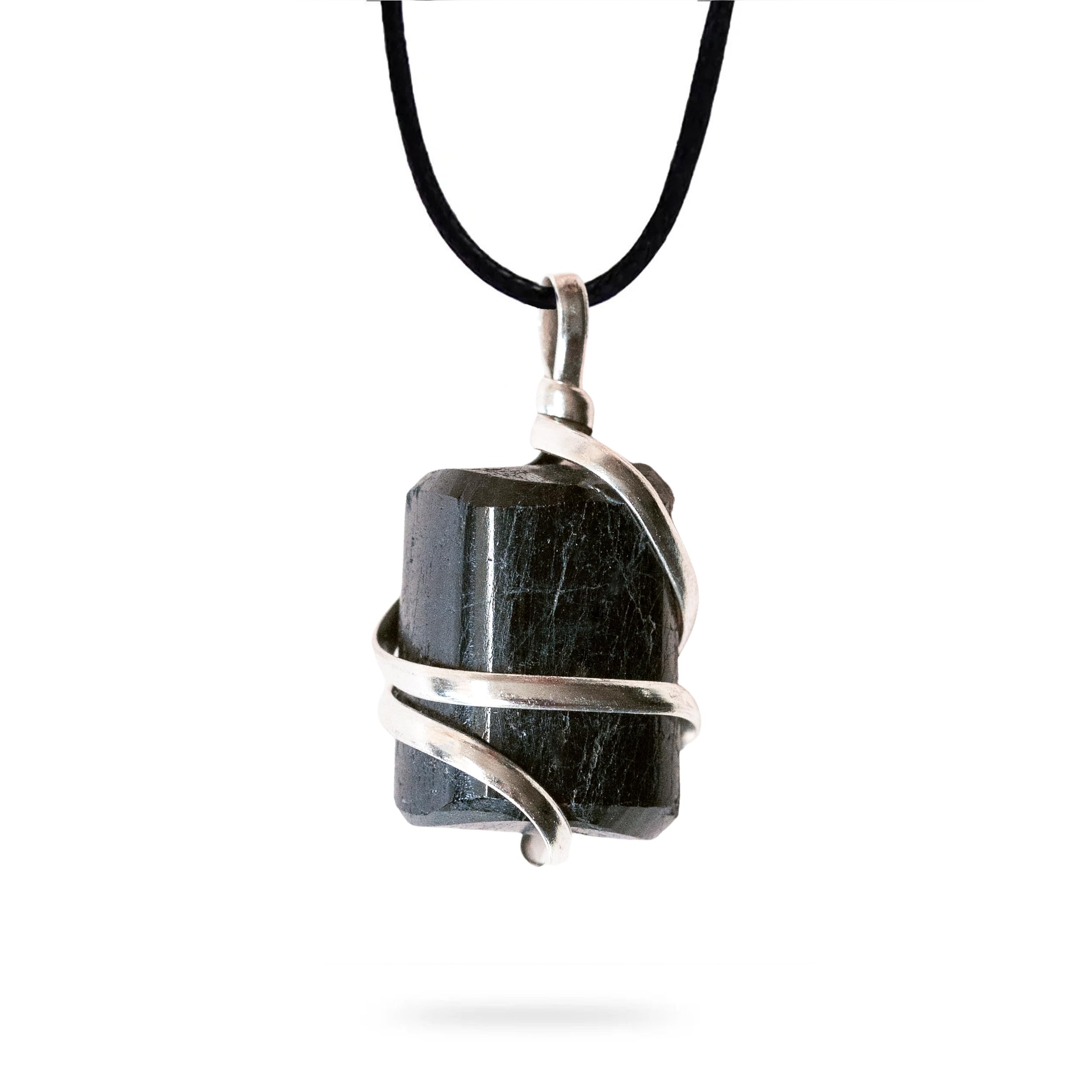 Ayana Wellness pendentif tourmaline noire brute protégant contre énergie négative