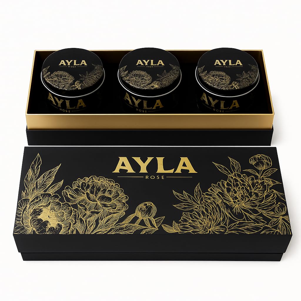 AYLA ROSE – Bougie lavande, mèche bois, ambiance apaisante et chaleureuse
