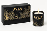 AYLA ROSE – Bougie santal, chaleur réconfortante pour méditation et détente