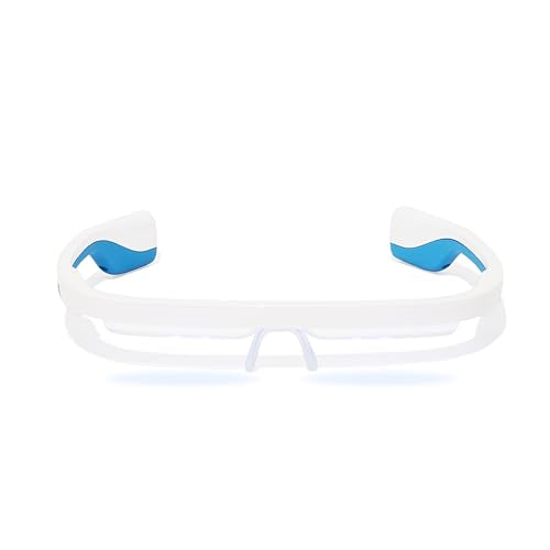 Design soigné des lunettes AYO pour thérapie lumineuse quotidienne.