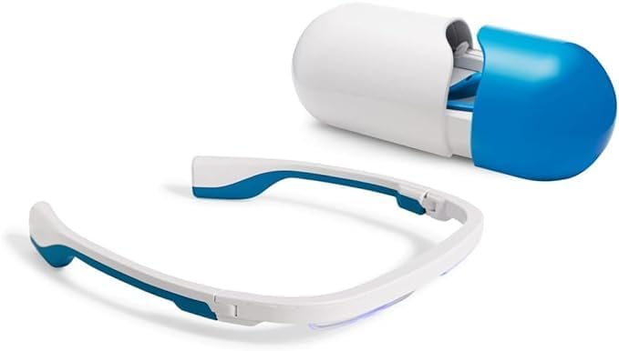 Lunettes AYO - thérapie lumière bleue pour un réveil plus clair.