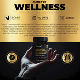 Emballage Ayorish 120 capsules: pratique et refermable.