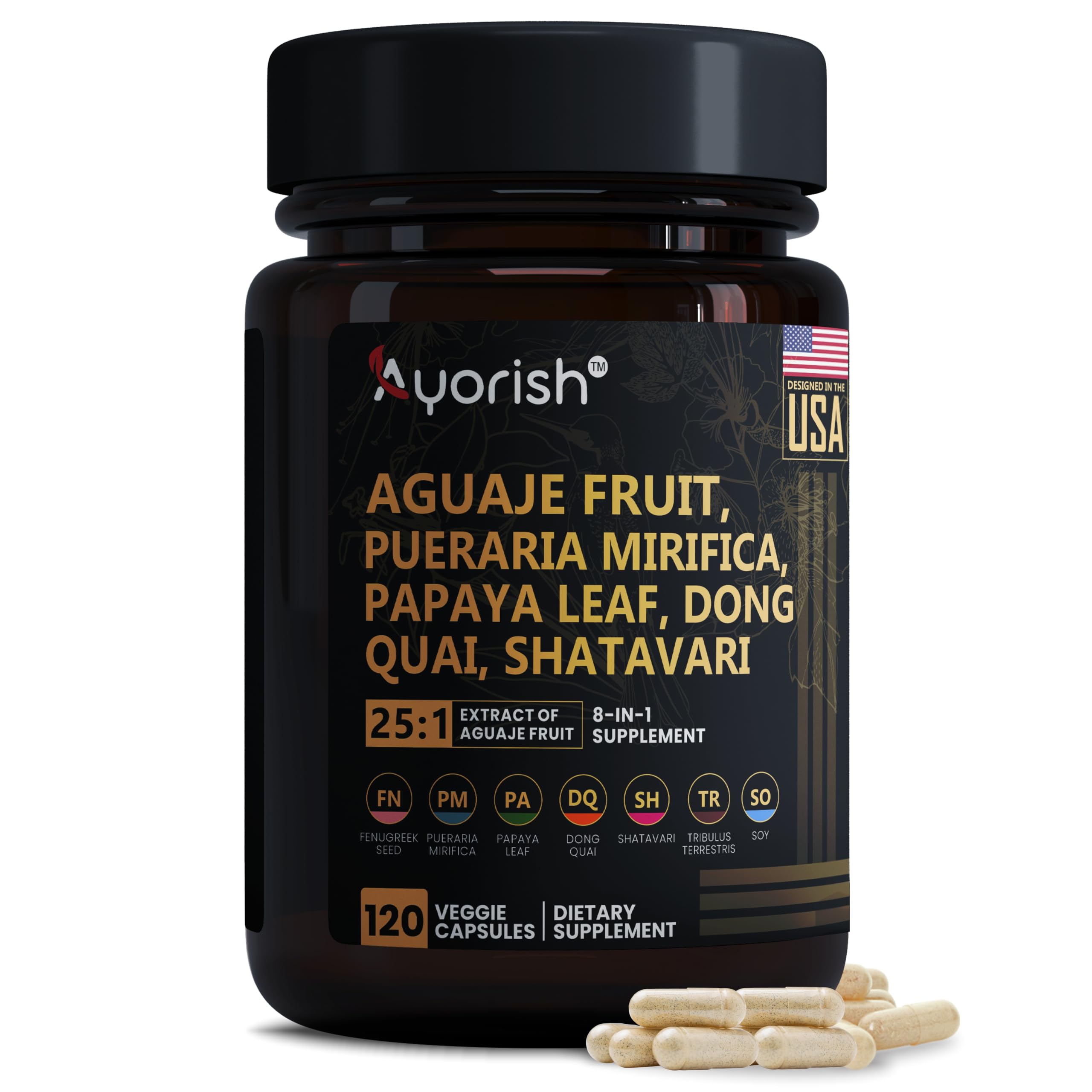 Ayorish extrait Aguaje 1000mg: soutien naturel quotidien.