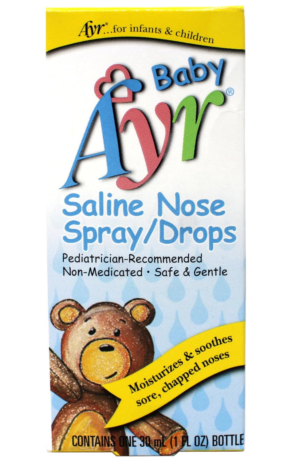AYR Bebe design pratique évite brûlures et irritations lors de l'application.