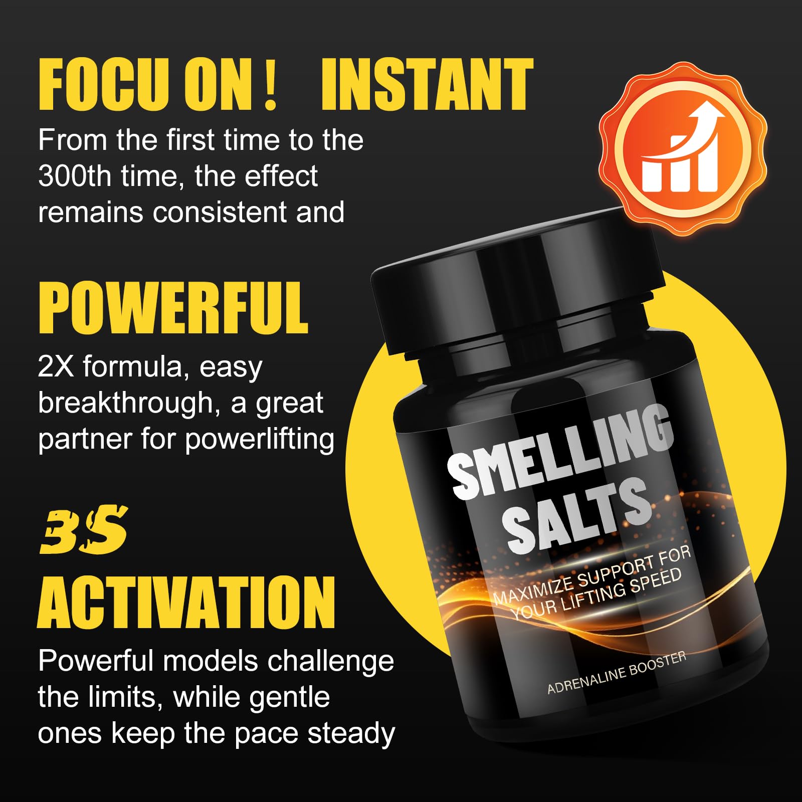 En compétition, AYROX Pro Rush Power Salts soutient rapidement l’énergie et l’attention.
