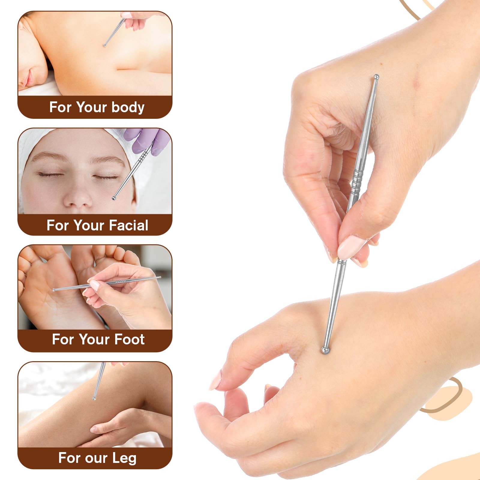 Stylo Aysatogc avec tête moyenne pour stimulation ciblée des tensions