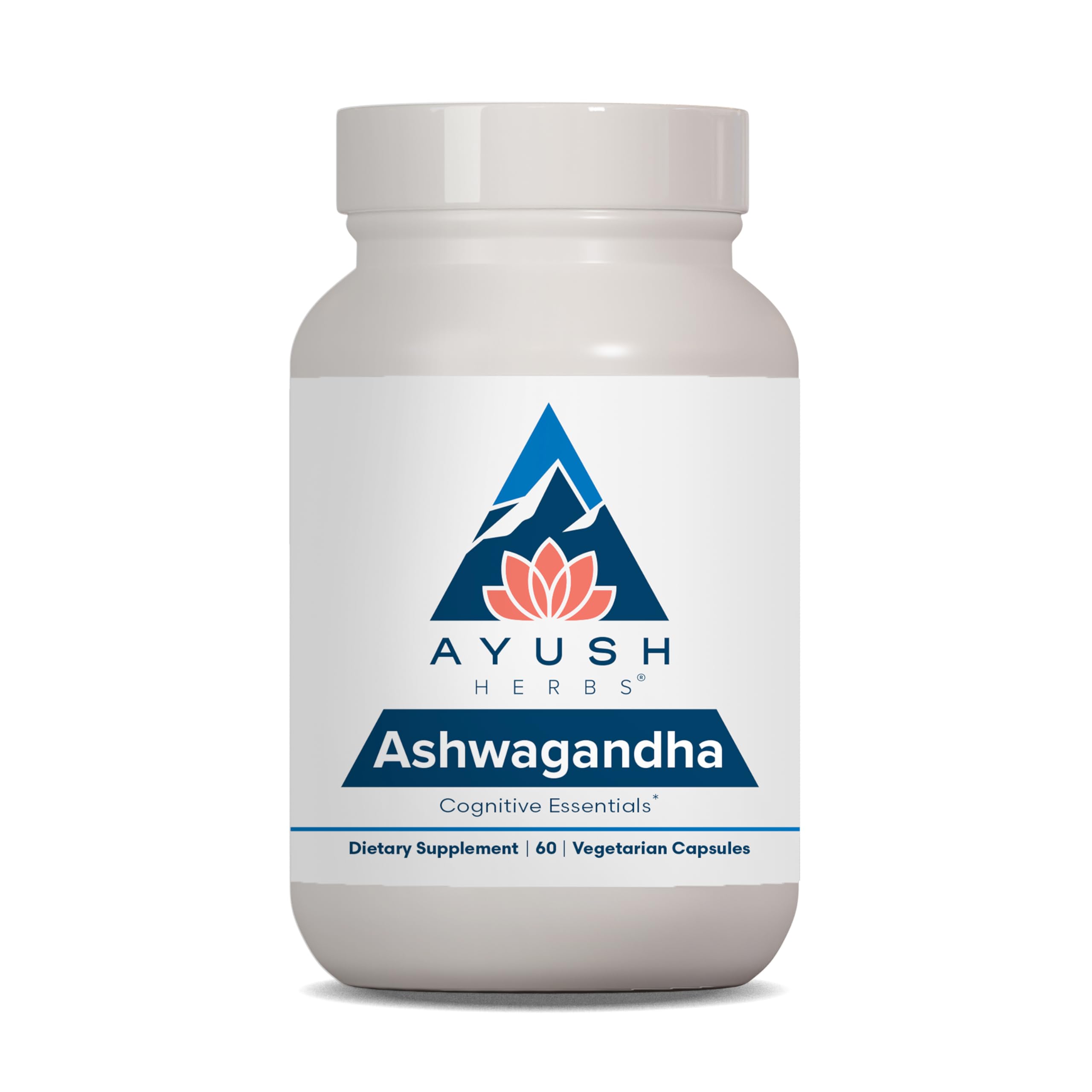 Ayush Herbs Ashwagandha capsules — gélules pratiques pour énergie et concentration quotidiennes.