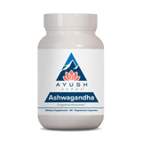 Ayush Herbs Ashwagandha capsules — gélules pratiques pour énergie et concentration quotidiennes.
