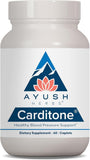 Carditone Ayush Herbs, bouteille-caplets-ensemble: soutien potentiel à la vitalité et à la circulation.