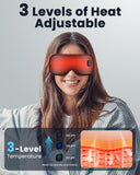 Azang masque oculaire thermique avec trois niveaux de chaleur